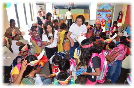 Feeding and Gift giving with  63 less fortunate children in Koronadal City, Mindanao