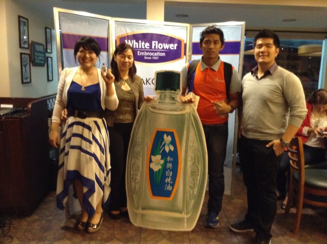 White Flower Embrocation team and I :)