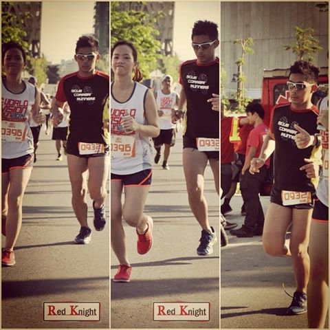 Few meters away from the finish line. Competitive :))