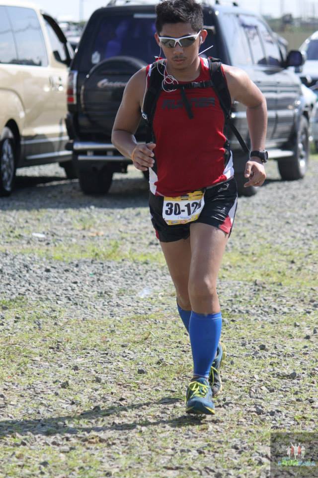 Few meters away from the finish line!