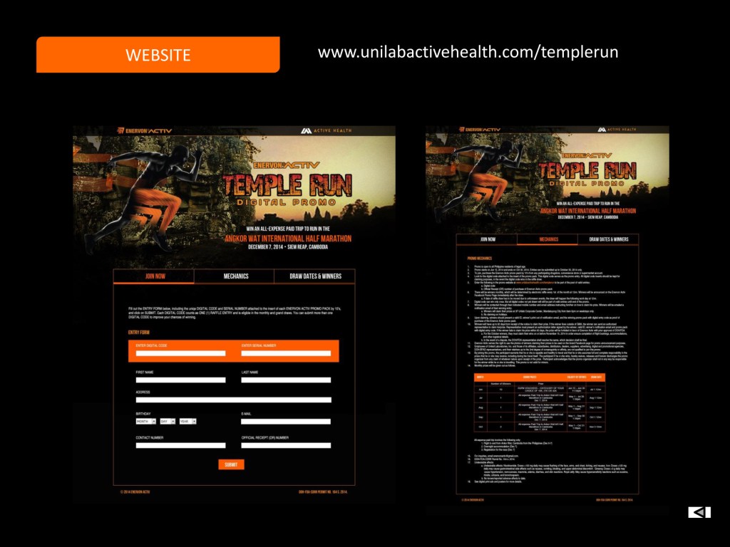 Enervon Activ Temple Run Promo - for bloggers night-9